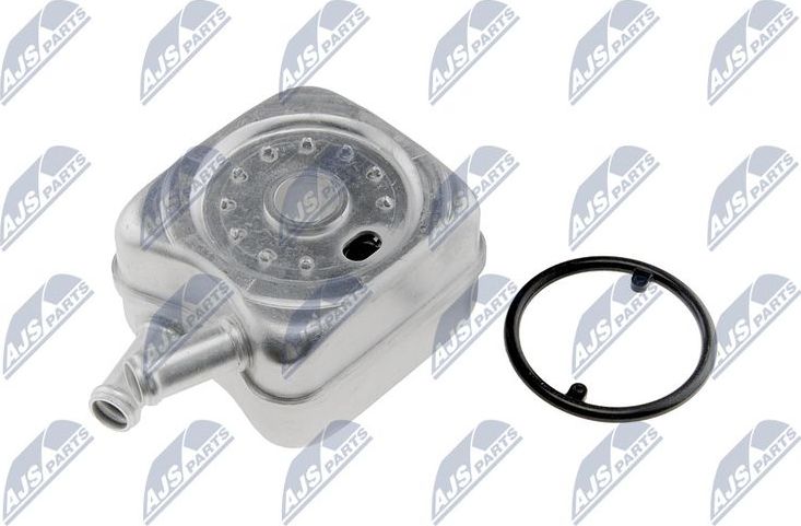 Радиатор масляный (маслоохладитель) для двигателя NTY (алюминий). Артикул CCL-AU-007