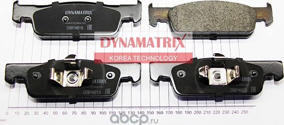 Колодки тормозные дисковые (Dynamatrix-Korea) Dynamatrix-Korea. Артикул DBP4615
