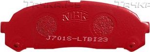Тормозные колодки NiBK. Артикул PN1409S
