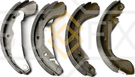 Колодки тормозные барабанные задние правые/левые CHEVROLET LACETTI (J200) 2005-2 (Sufix). Артикул SY1011