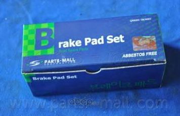 Колодки тормозные дисковые KIA MOHAVE PMC 581012BA10 (Parts-Mall). Артикул PKA035