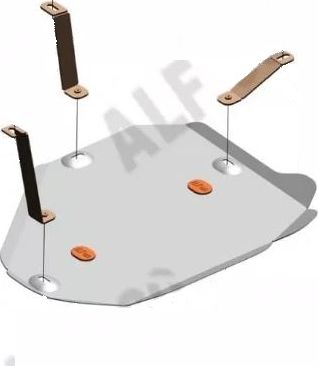 Защита Alfeco для топливного бака Kia Sorento IV 2020-2026. Артикул ALF.11.50