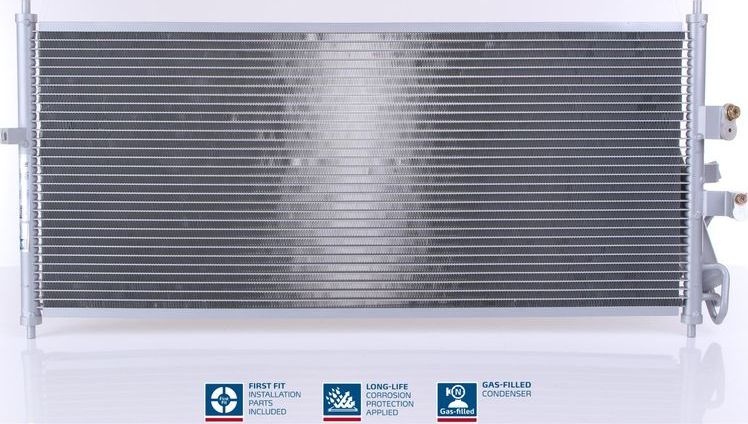 Радиатор кондиционера (конденсатор) Nissens (алюминий). Артикул 94521