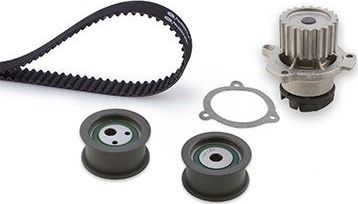 Помпа (водяной насос) с комплектом ремня ГРМ Gates PowerGrip® для ВАЗ 2112 1995-2005. Артикул KP15539