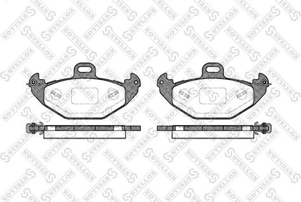 Тормозные колодки Stellox. Артикул 697 000B-SX
