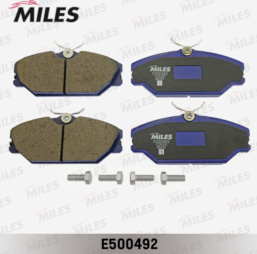 Тормозные колодки Miles (Керамика). Артикул E500492