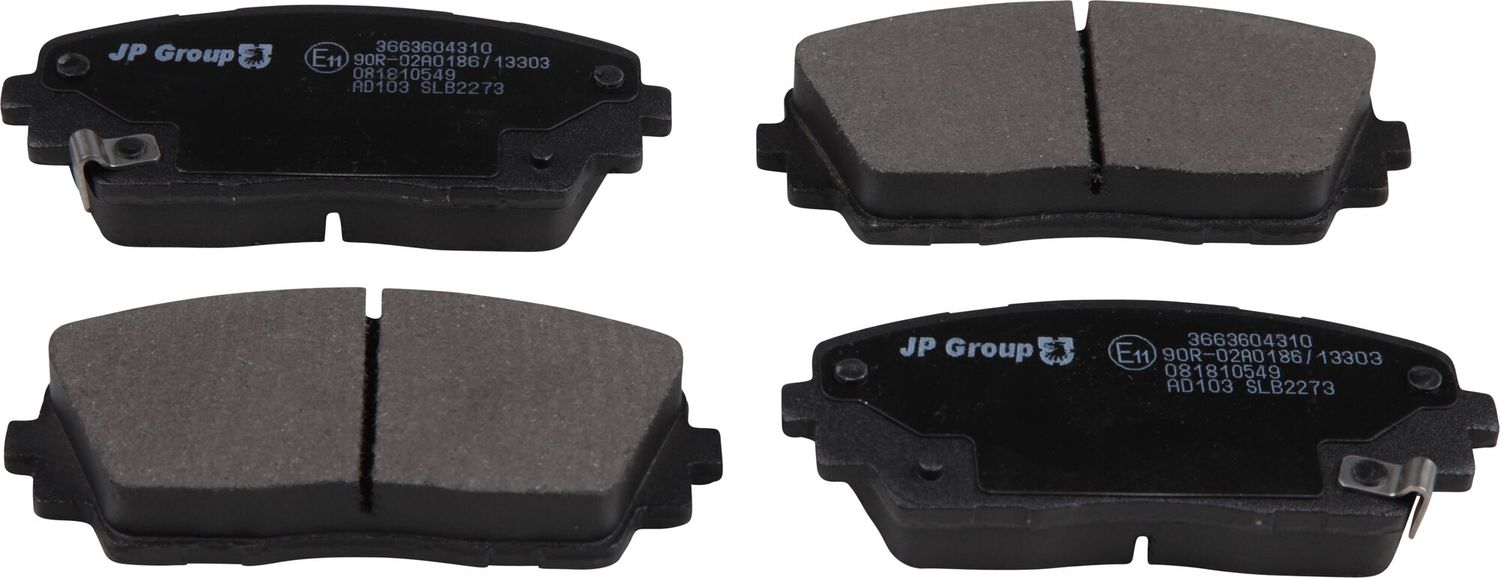Тормозные колодки JP Group JP. Артикул 3663604310