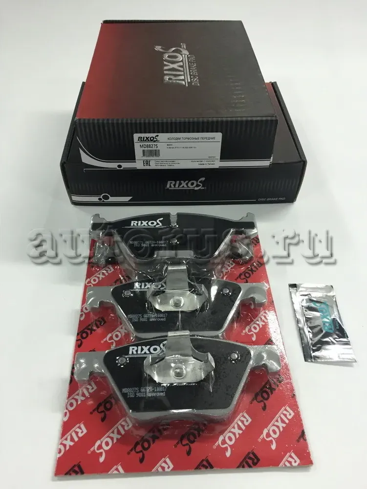 Колодки тормозные передние (Rixos). Артикул MD8827S