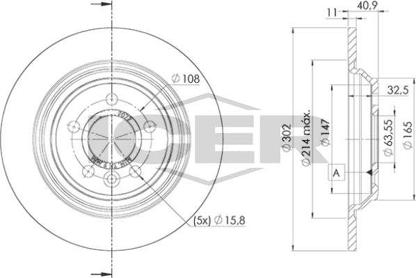 Тормозной диск Icer. Артикул 78BD9077-2