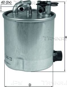 Топливный фильтр Mahle. Артикул KL 440/23