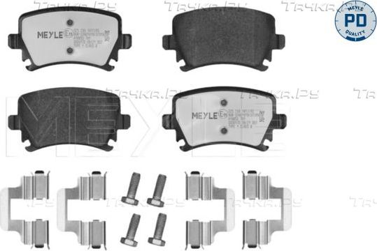 Тормозные колодки Meyle PD задние для SEAT Toledo III 2004-2009. Артикул 025 239 1417/PD
