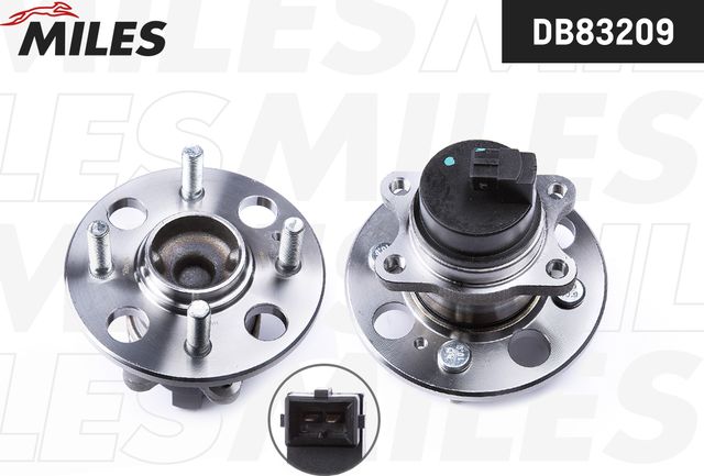 Ступица колеса с интегрированным подшипником Miles задняя правая/левая для Kia Picanto I 2004-2011. Артикул DB83209