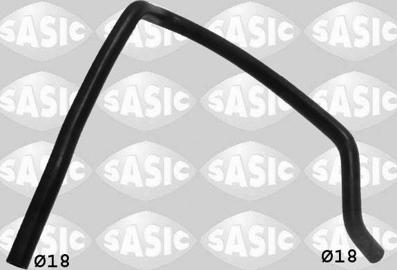Патрубок радиатора (системы охлаждения) Sasic для Peugeot 307 I 2000-2009. Артикул 3400129