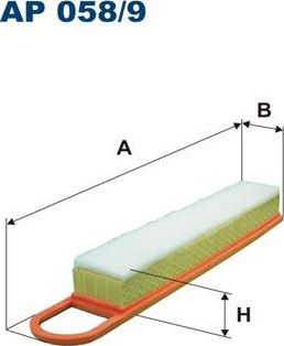 Воздушный фильтр Filtron. Артикул AP 058/9