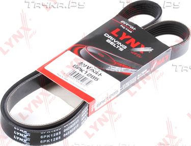 Приводной ремень поликлиновой LYNXauto для SEAT Toledo II 1998-2000. Артикул 6PK1285