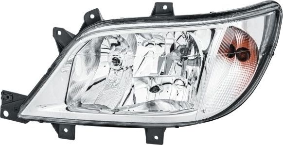 Фара передняя основная Hella левая для Mercedes-Benz Sprinter 903 2002-2006. Артикул 1EH 246 047-011