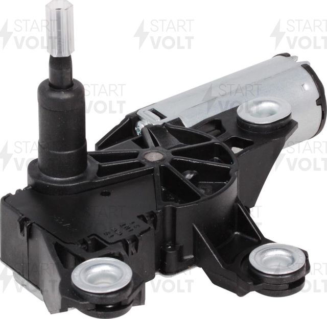 Мотор стеклоочистителя (моторчик дворников) StartVOLT задний для Volkswagen Multivan T5 2003-2015. Артикул VWB 1810
