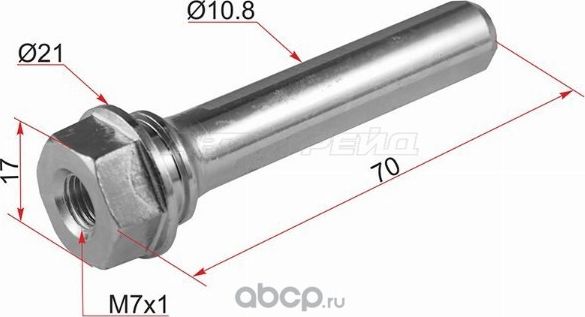 Направляющая переднего суппорта верх TOYOTA ALLI (SAT). Артикул ST4771522080