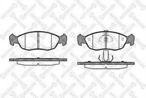 Тормозные колодки Stellox передние для Citroen Saxo 1996-2004. Артикул 472 010B-SX
