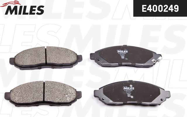 Тормозные колодки Miles (Low-Metallic). Артикул E400249