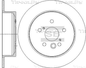 Тормозной диск Sangsin Hi-Q задний для Toyota RAV4 II (XA20) 2000-2005. Артикул SD4623