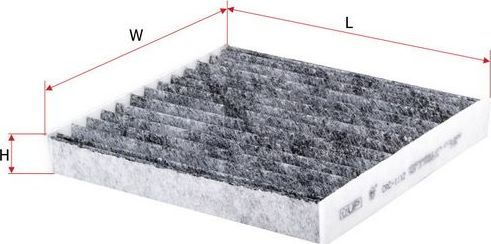 Салонный фильтр Sakura. Артикул CAC-1112