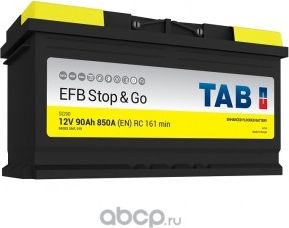 TAB EFB Stop&Go 6СТ-90.0 TAB. Артикул 212090