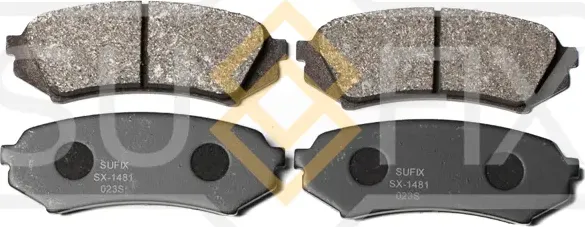 Колодки тормозные дисковые | зад прав/лев | (Sufix). Артикул SX-1481