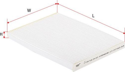 Салонный фильтр Sakura. Артикул CA-1810