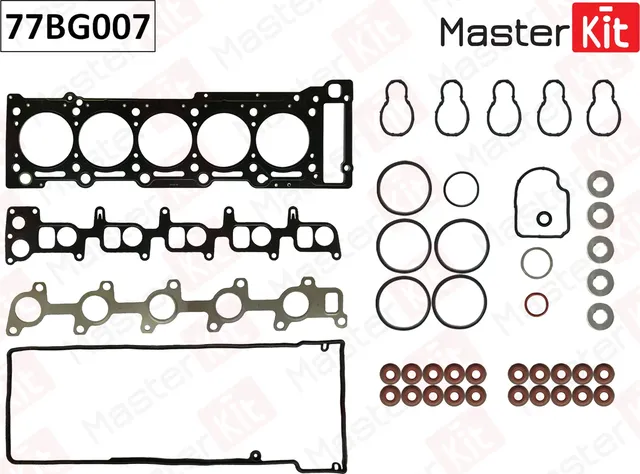 Комплект прокладок двигателя верх. MERCEDES OM612/OM647 99 (Master KIT). Артикул 77BG007