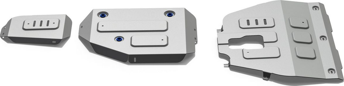 Защита алюминиевая Rival для картера, КПП, топливного бака и редуктора Kia Sorento IV 4WD 2020-2026. Артикул K333.2853.1