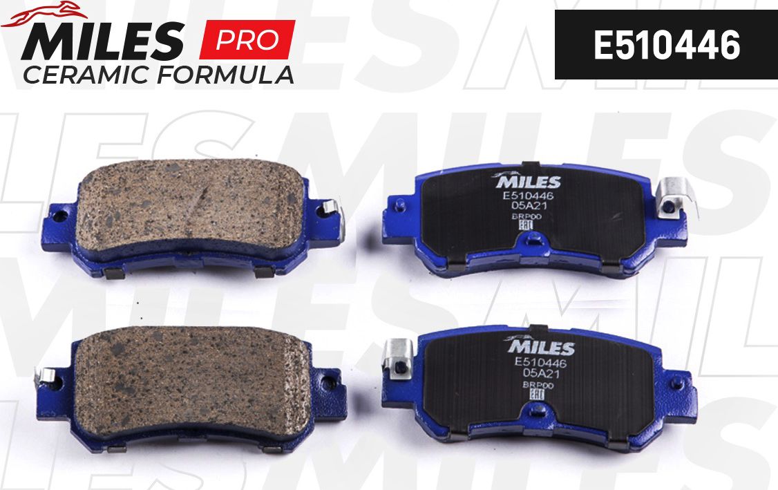 Тормозные колодки Miles (Керамика). Артикул E510446
