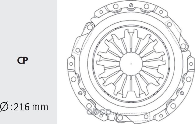 Корзина сцепления MITSUBISHI Galant (96-) VALEO PHC Valeo. Артикул MTC29