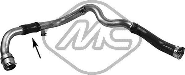 Патрубок интеркулера Metalcaucho. Артикул 97373