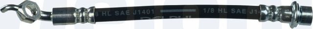 Тормозной шланг Delphi задний внешний для Toyota Corolla E170, E180 2013-2019. Артикул LH7198