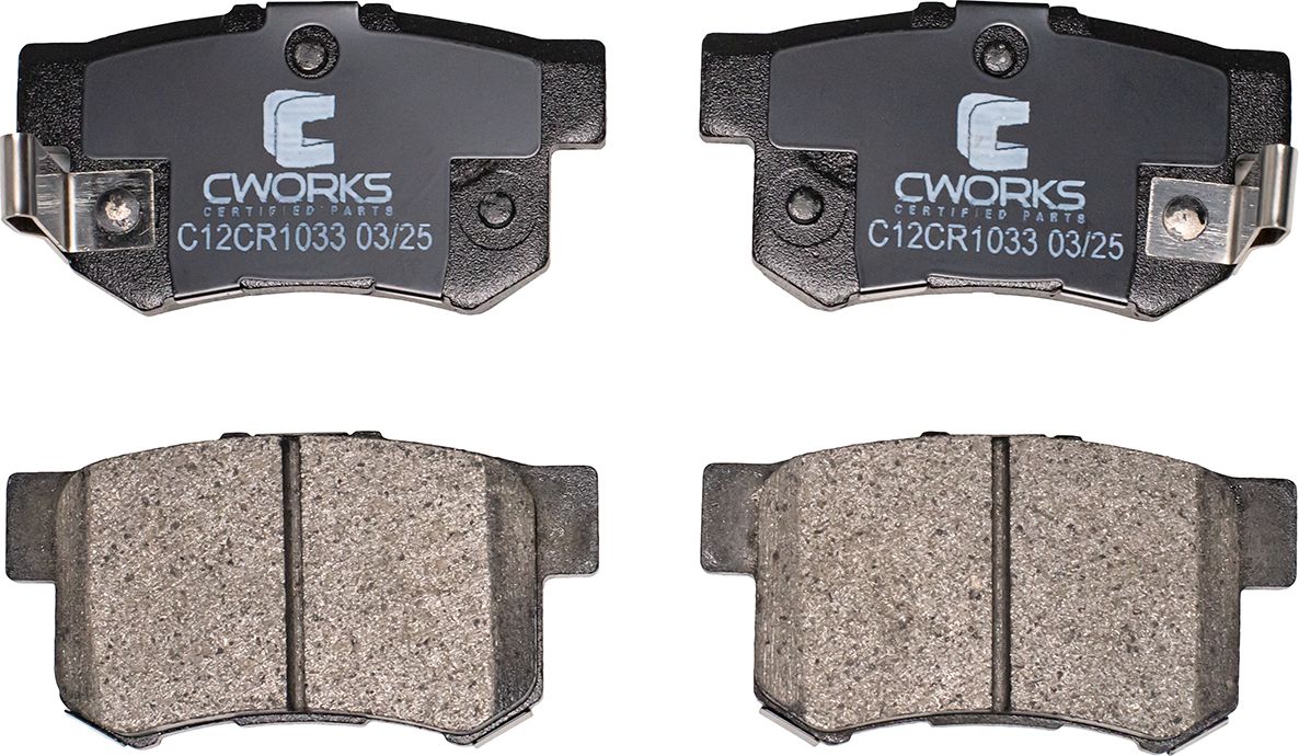 Колодки задние CWORKS C12CR1033. Артикул C12CR1033