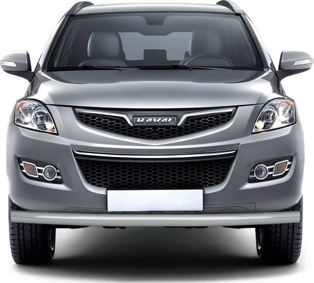 Защита PT Group переднего бампера одинарная d=63 мм ИСКРА (ППК) для Haval H5 2020-2021. Артикул HVH330203