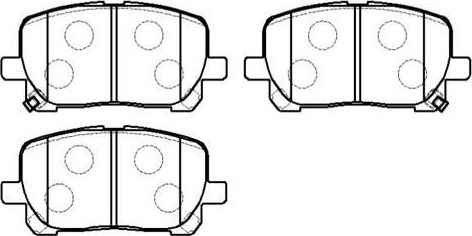 Тормозные колодки HSB. Артикул HP5097