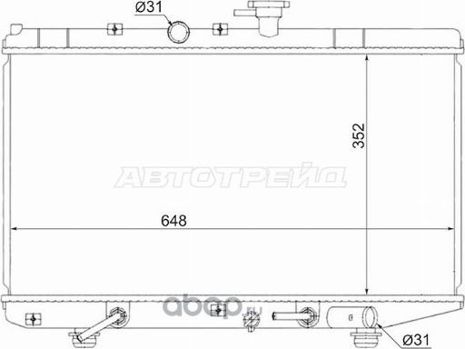 Радиатор KIA RIO 1.31.5 00-05 (SAT). Артикул KI0004