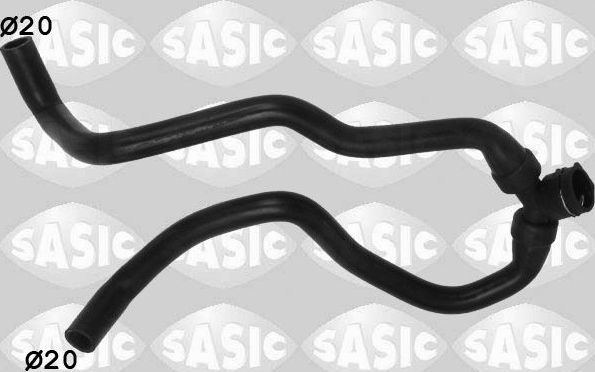 Патрубок радиатора (системы охлаждения) Sasic левый для Opel Astra J 2009-2015. Артикул 3406315