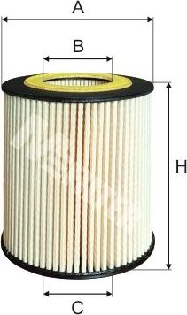 Масляный фильтр MFilter. Артикул TE 625