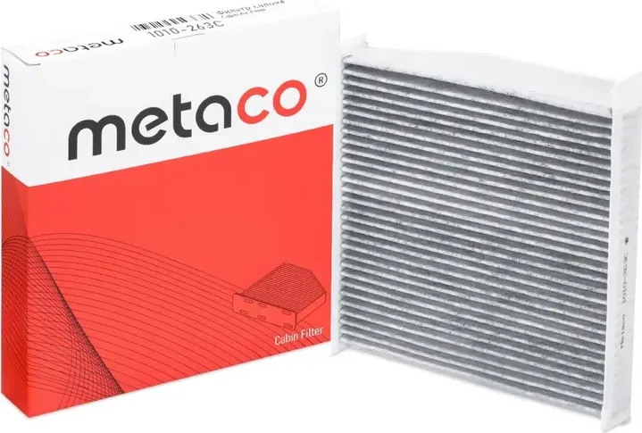 Фильтр салона угольный (Metaco). Артикул 1010263C
