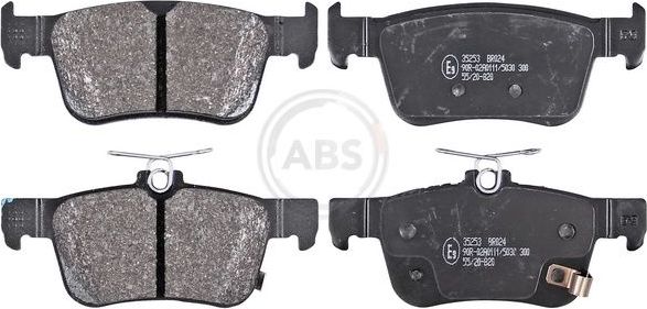 Тормозные колодки ABS задние для Honda Civic X 2016-2026. Артикул 35253