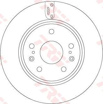 Тормозной диск TRW. Артикул DF6703