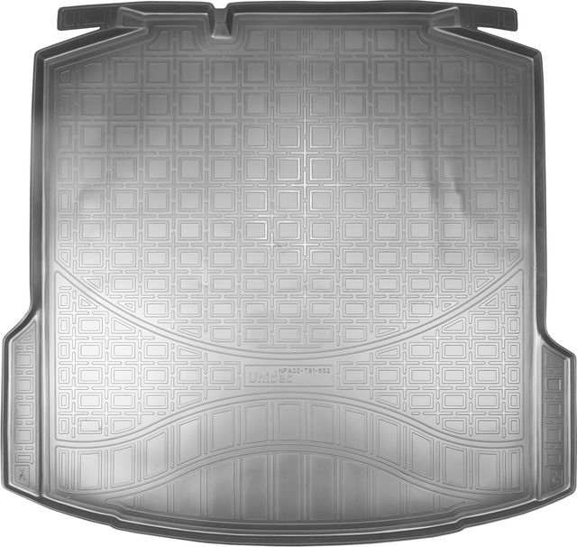 Коврик Норпласт для багажника Skoda Rapid I хэтчбек 2012-2020. Артикул NPA00-T81-652-3