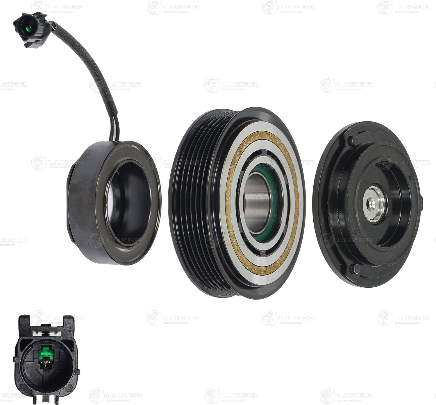 Муфта компрессора кондиционера Luzar. Артикул LMAC 0801