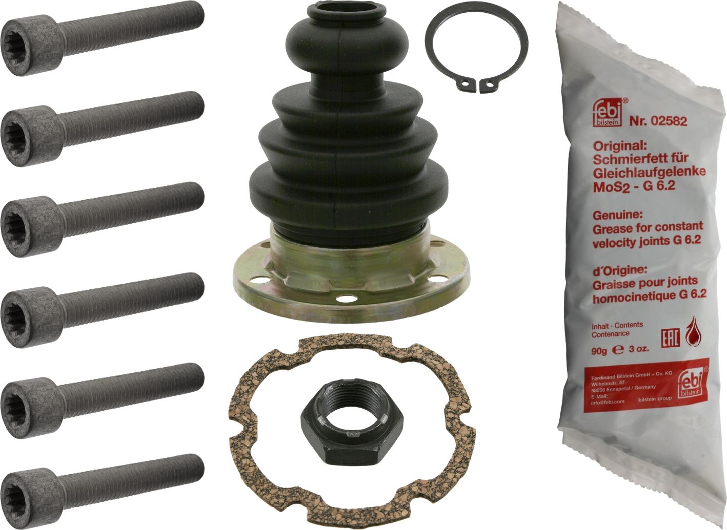 Пыльник шруса (комплект) Febi Bilstein (резина). Артикул 03626