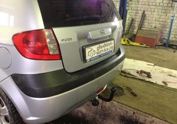 Фаркоп AvtoS для Hyundai Getz (хетчбек 3/5 дверей) рестайлинг 2005-2011. Артикул HY 16