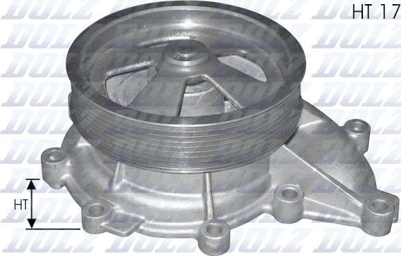 Помпа (водяной насос) Dolz для Scania 4 1996-2004. Артикул E114