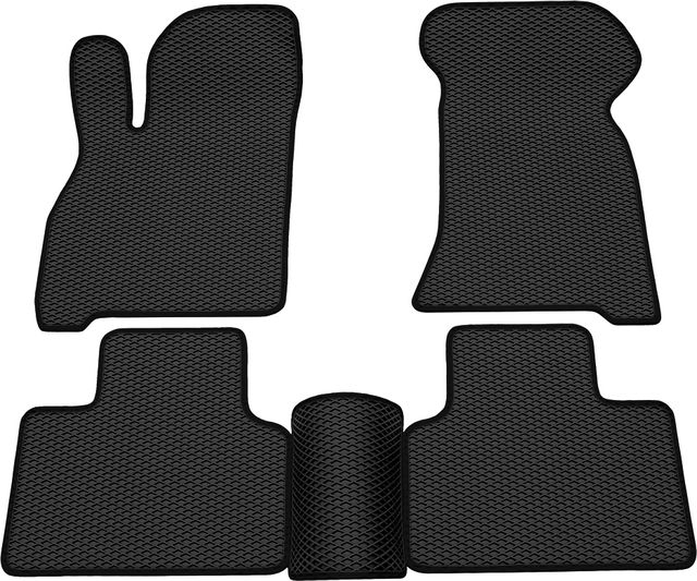 Коврики Rezkon EVA для салона Lada Priora 2170, 2171, 2172 2007-2018 Черный кант. Артикул 9039025101